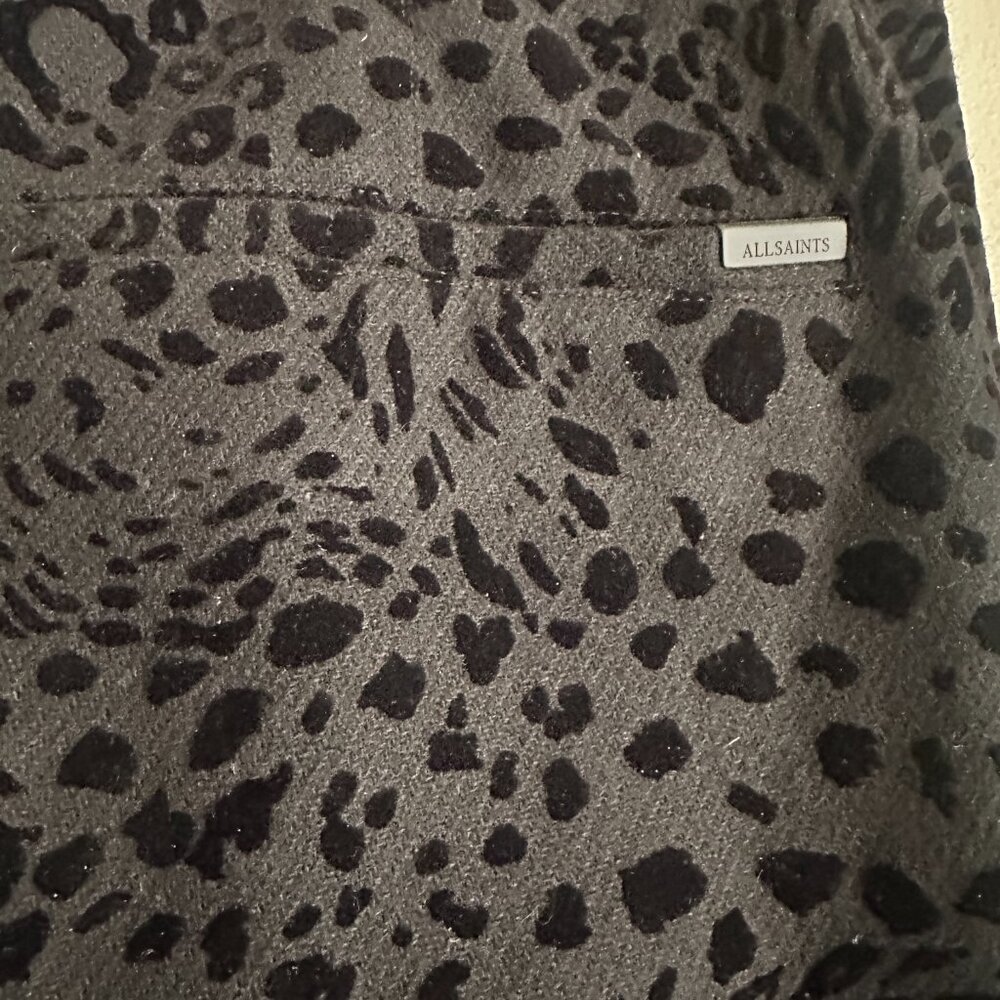 All Saints black wool blend ankle pants. Style name is Laila Leo. NWT. Size 6. - Picture 4 of 13
